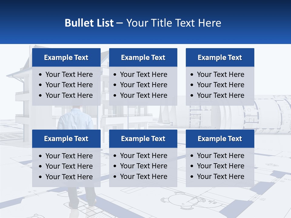 White Man Panel PowerPoint Template