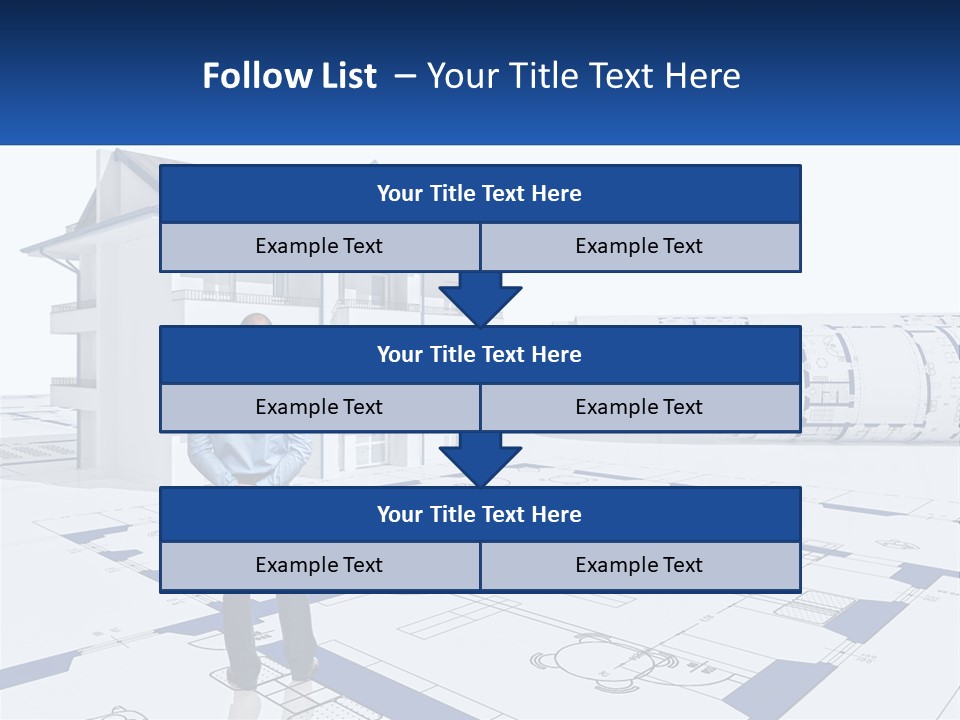 White Man Panel PowerPoint Template