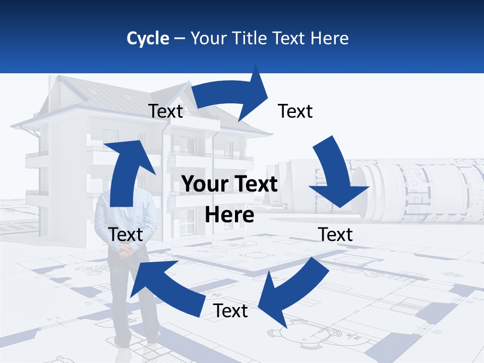 White Man Panel PowerPoint Template
