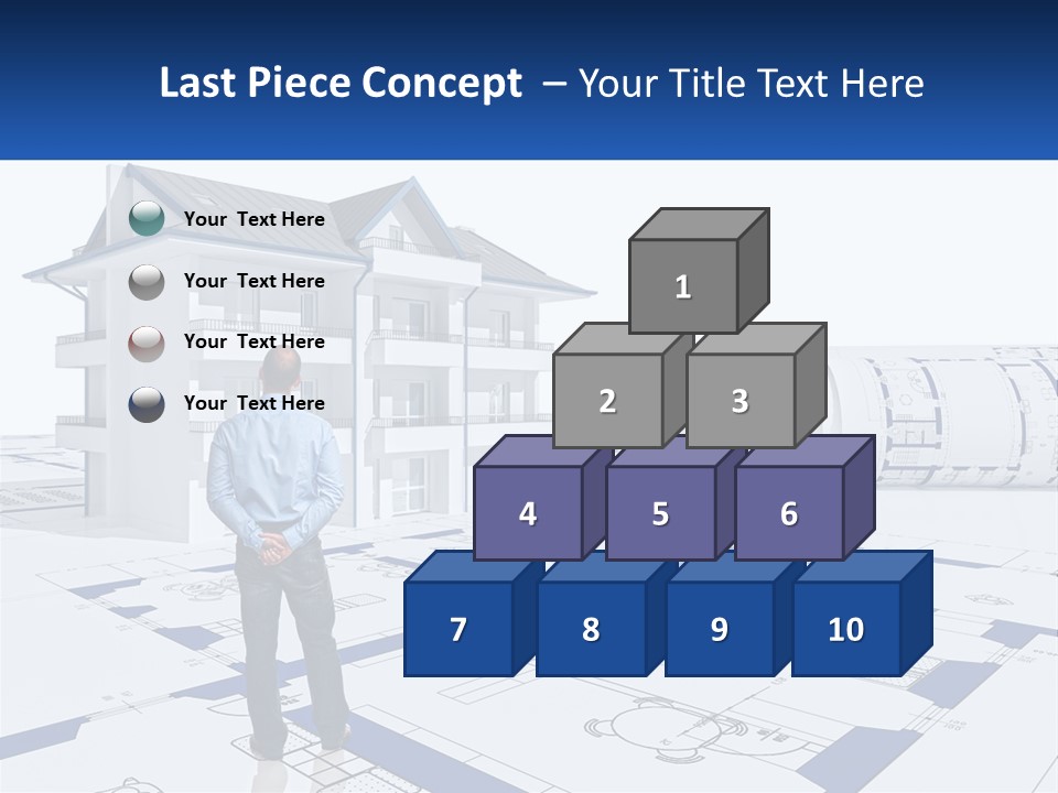 White Man Panel PowerPoint Template