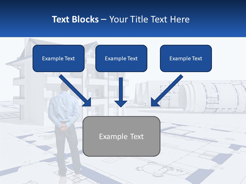 White Man Panel PowerPoint Template