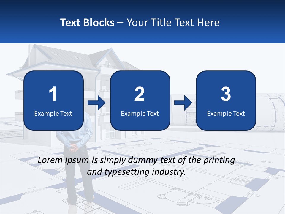 White Man Panel PowerPoint Template