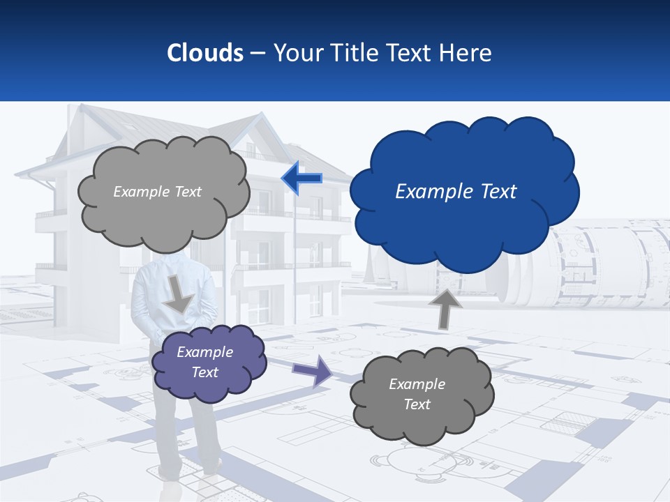 White Man Panel PowerPoint Template