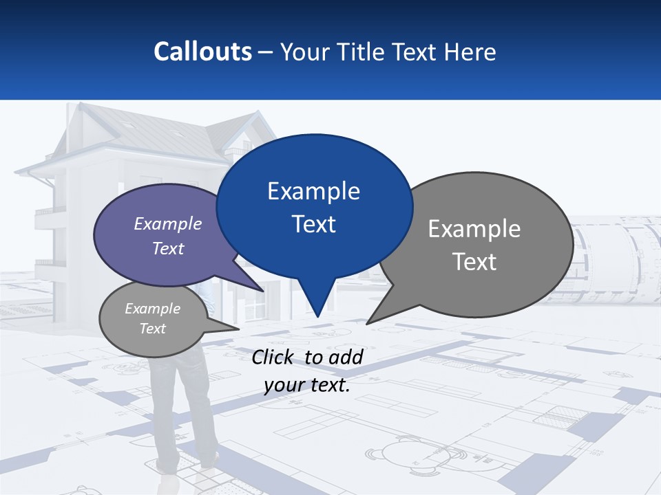 White Man Panel PowerPoint Template