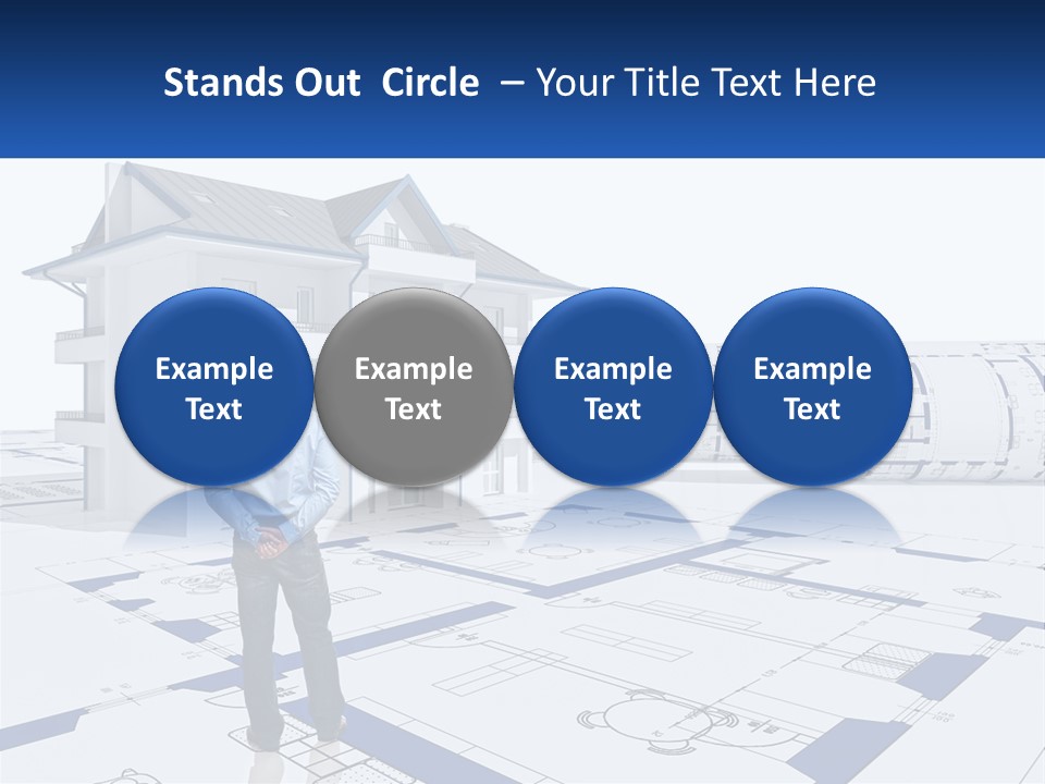 White Man Panel PowerPoint Template