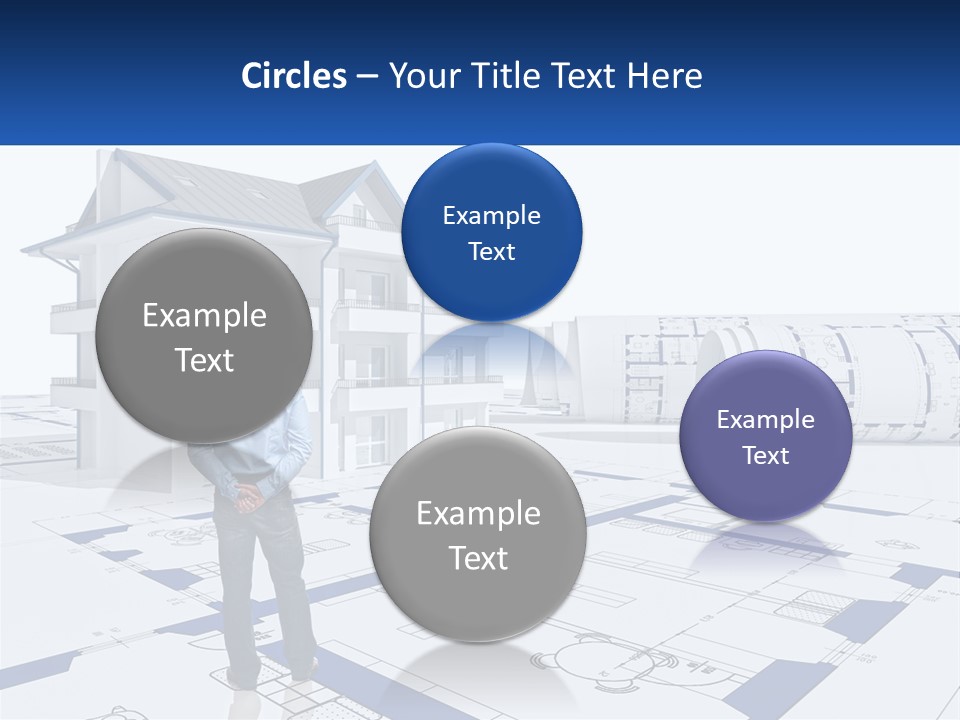White Man Panel PowerPoint Template