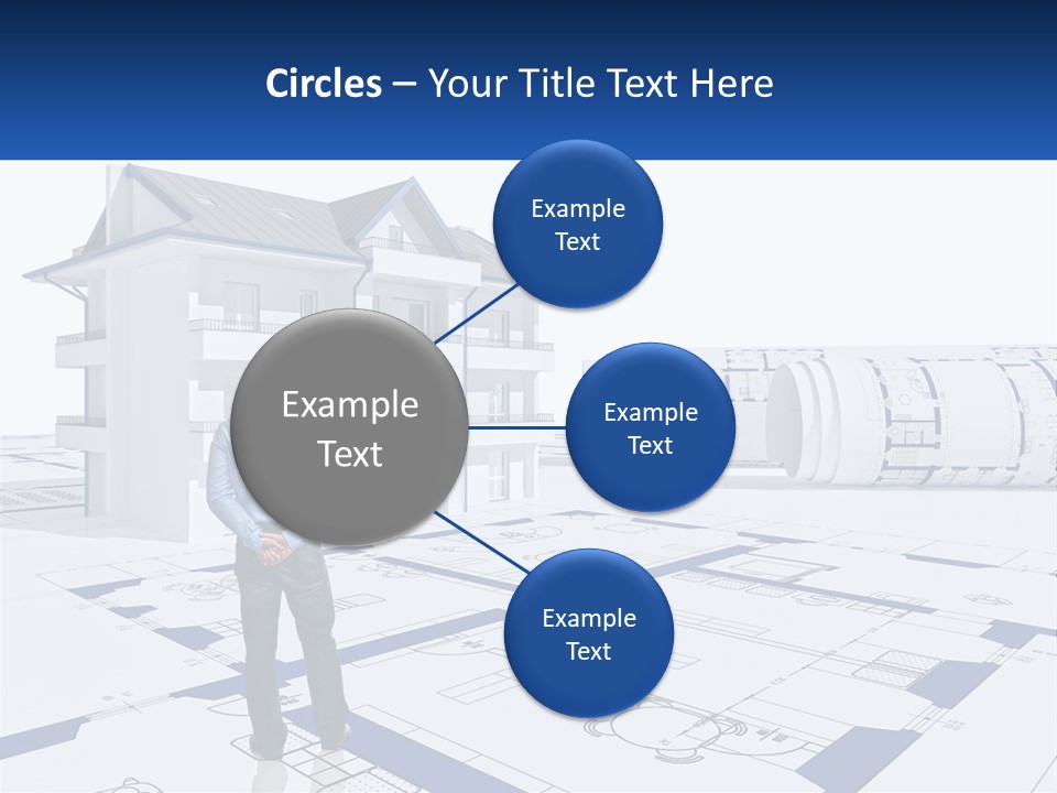 White Man Panel PowerPoint Template