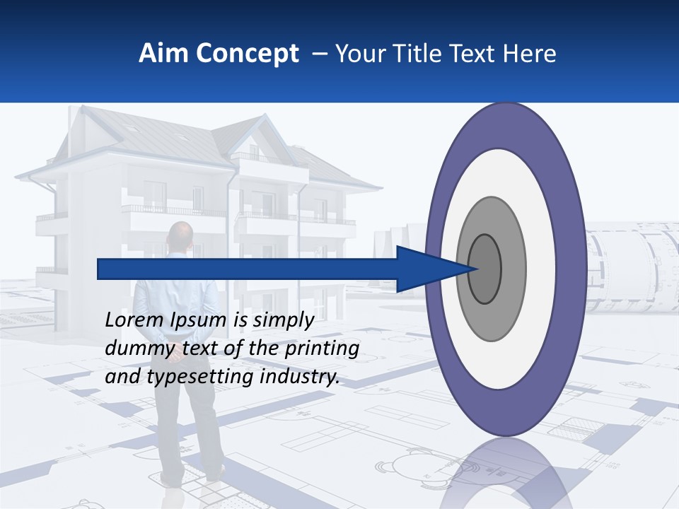 White Man Panel PowerPoint Template