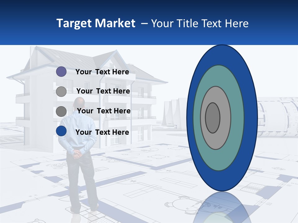 White Man Panel PowerPoint Template