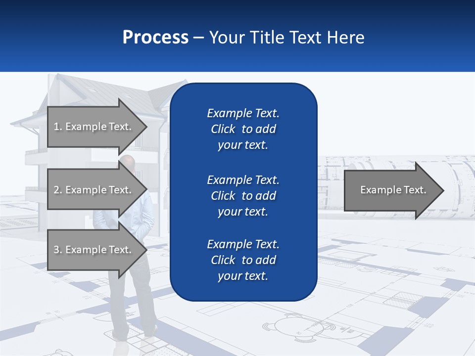 White Man Panel PowerPoint Template