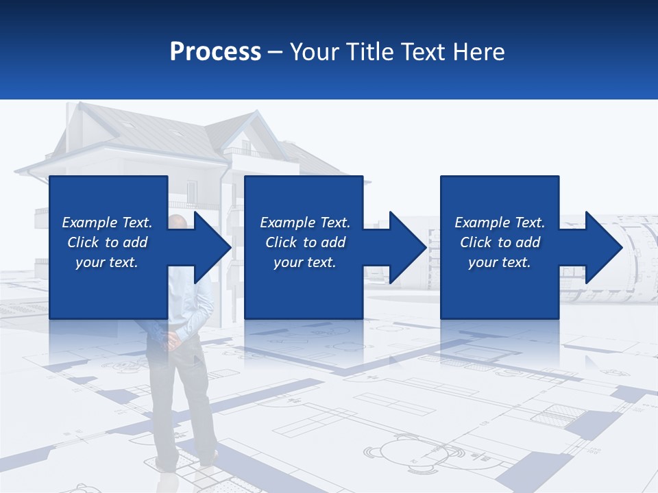 White Man Panel PowerPoint Template