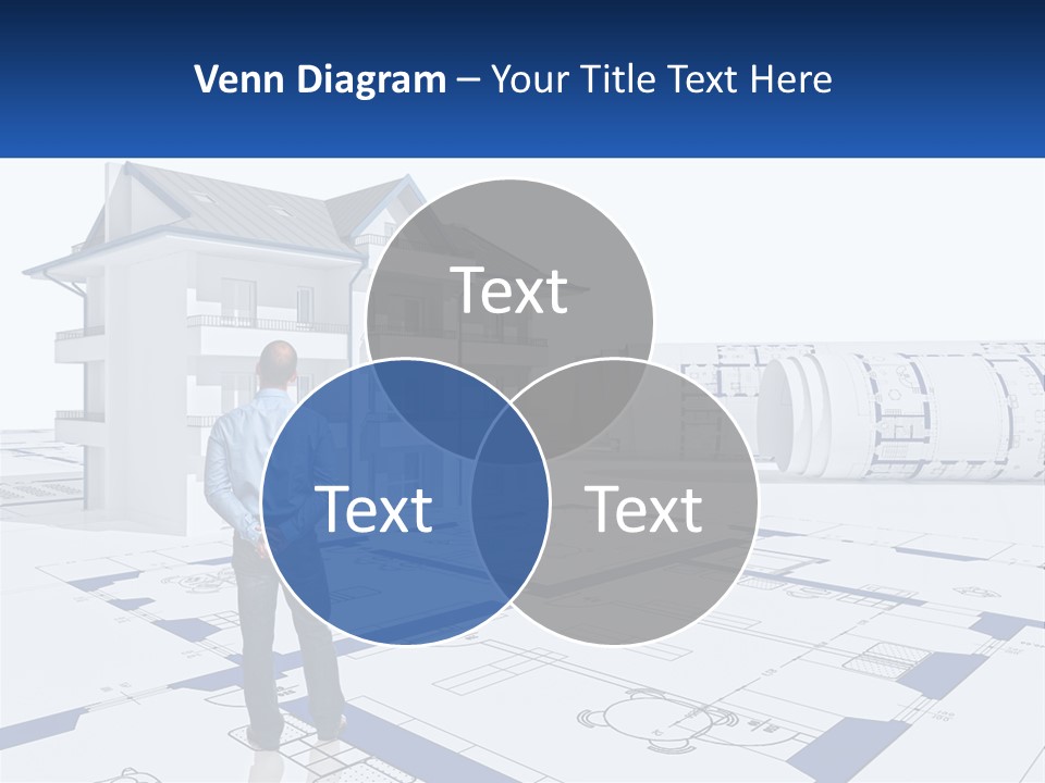 White Man Panel PowerPoint Template
