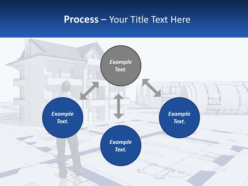 White Man Panel PowerPoint Template