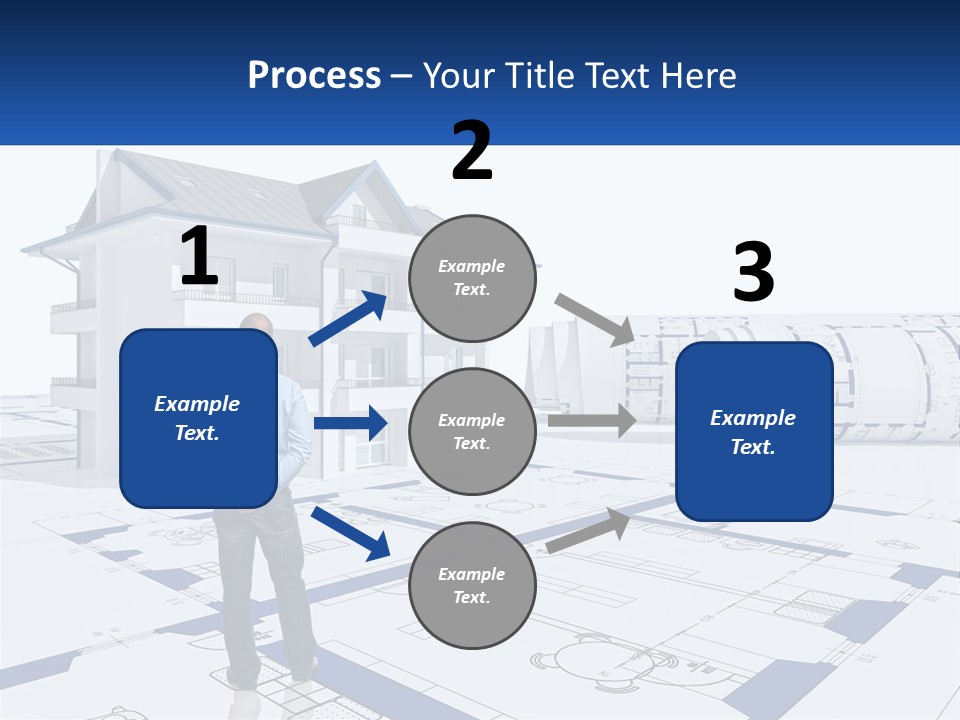 White Man Panel PowerPoint Template
