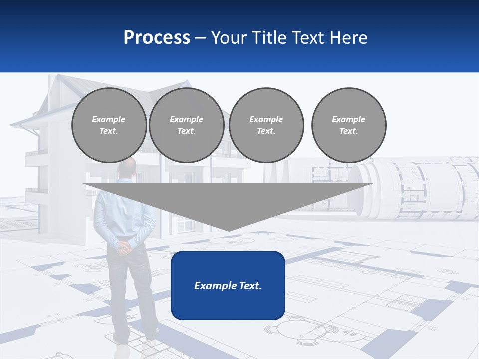 White Man Panel PowerPoint Template