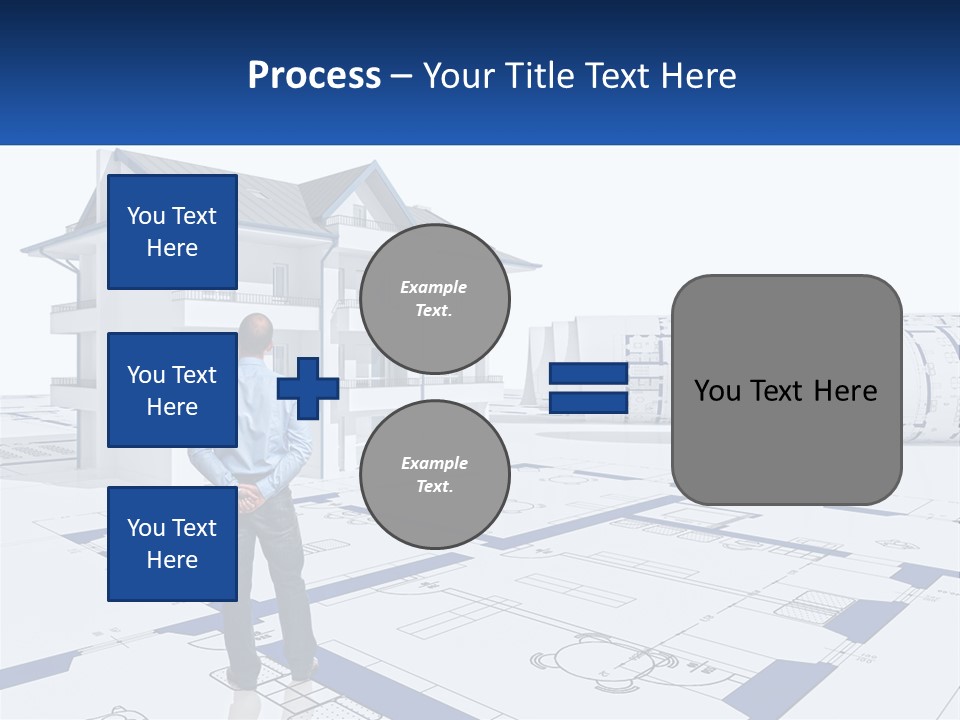 White Man Panel PowerPoint Template