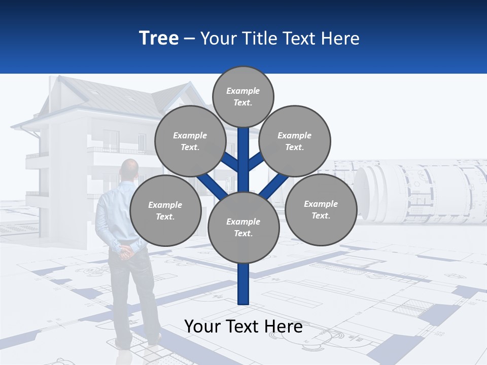 White Man Panel PowerPoint Template