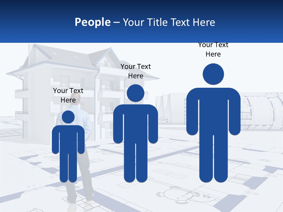 White Man Panel PowerPoint Template
