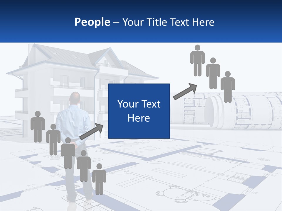 White Man Panel PowerPoint Template