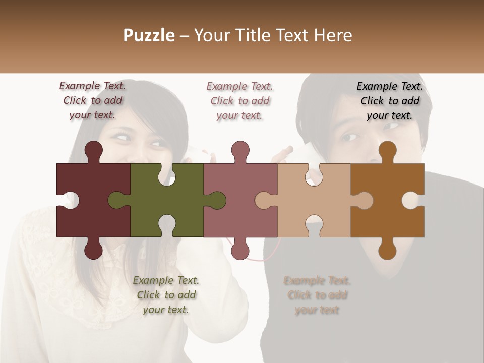 Listen Together Married PowerPoint Template