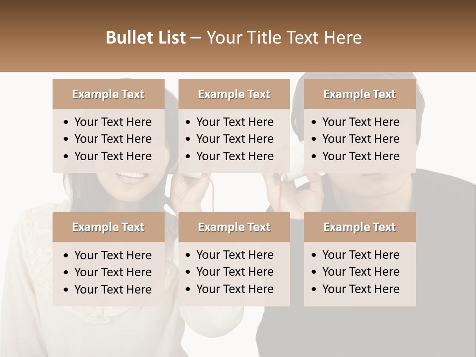 Listen Together Married PowerPoint Template