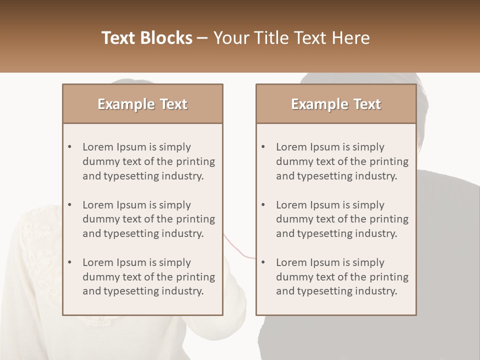 Listen Together Married PowerPoint Template