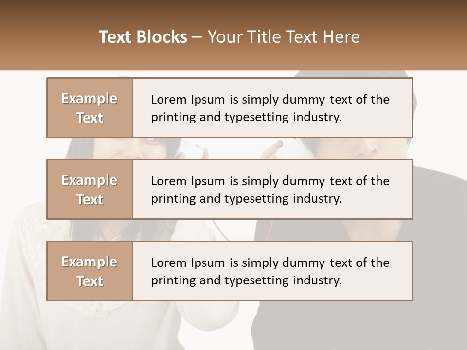 Listen Together Married PowerPoint Template