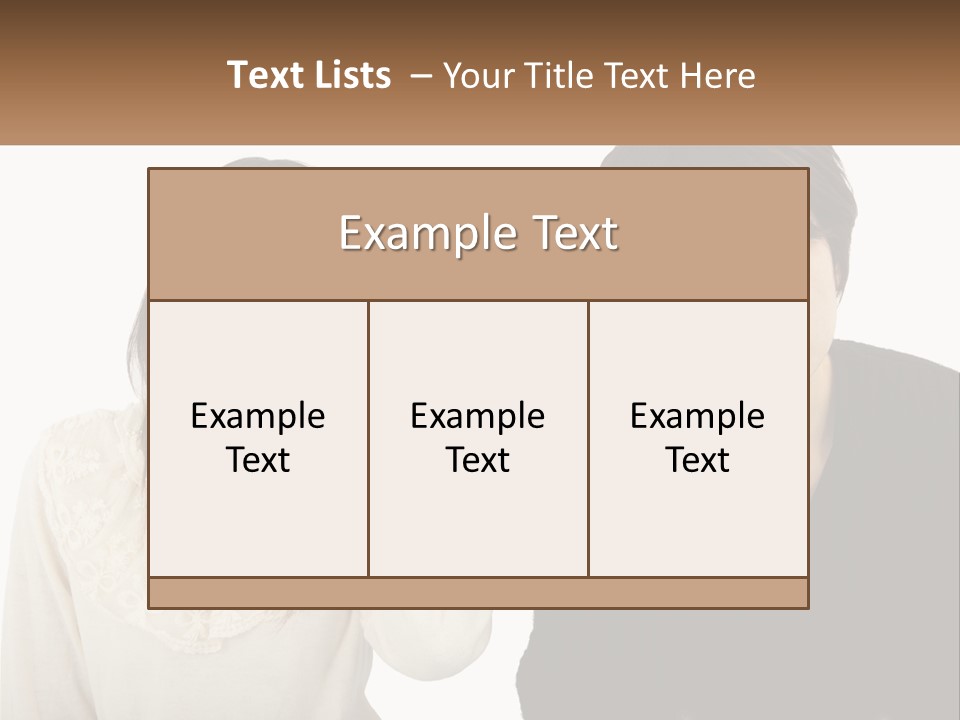 Listen Together Married PowerPoint Template