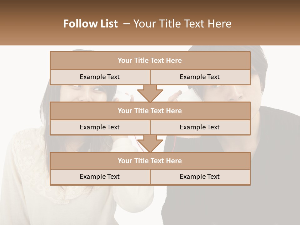 Listen Together Married PowerPoint Template