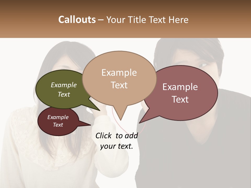 Listen Together Married PowerPoint Template