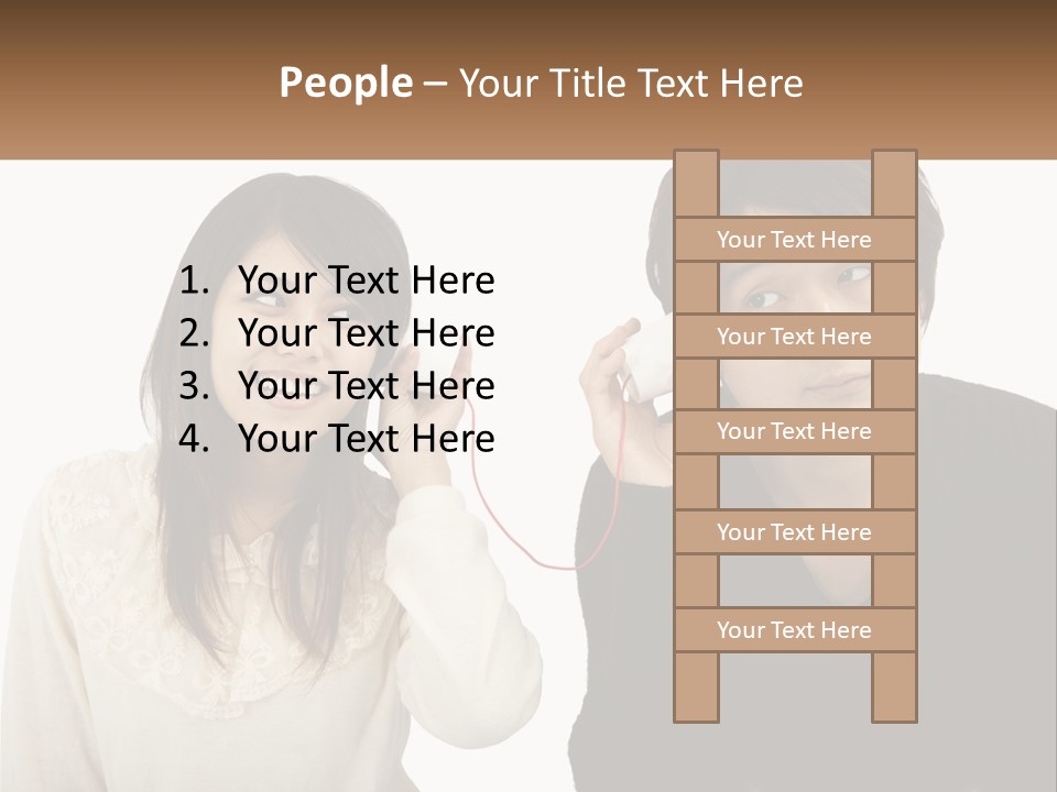 Listen Together Married PowerPoint Template
