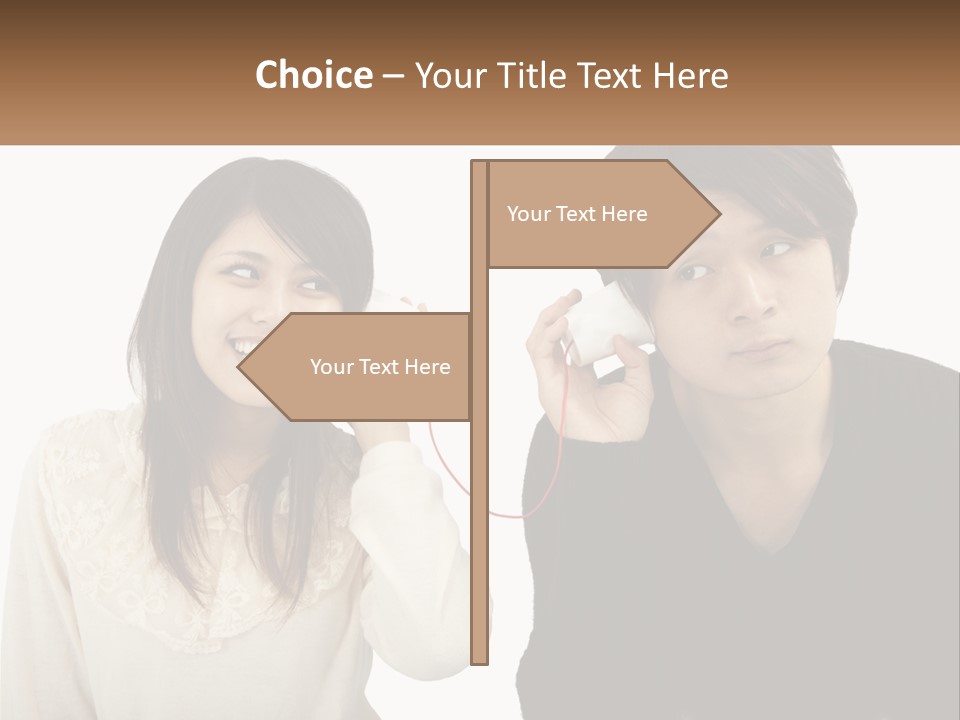 Listen Together Married PowerPoint Template