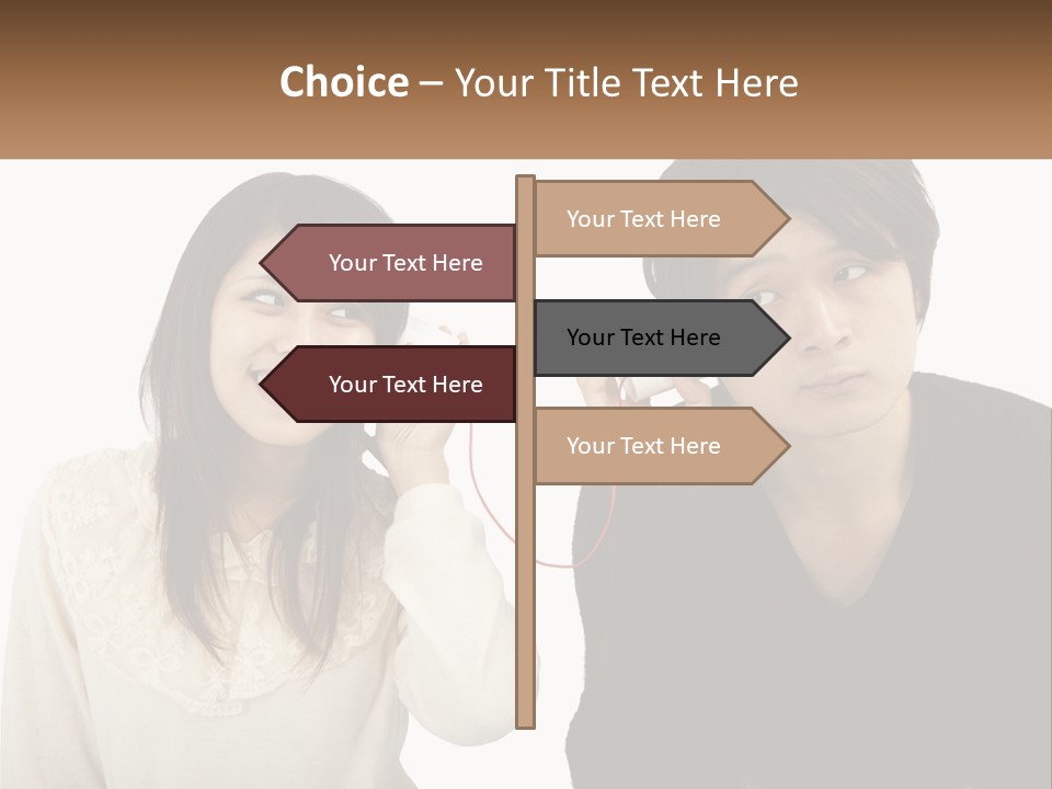 Listen Together Married PowerPoint Template