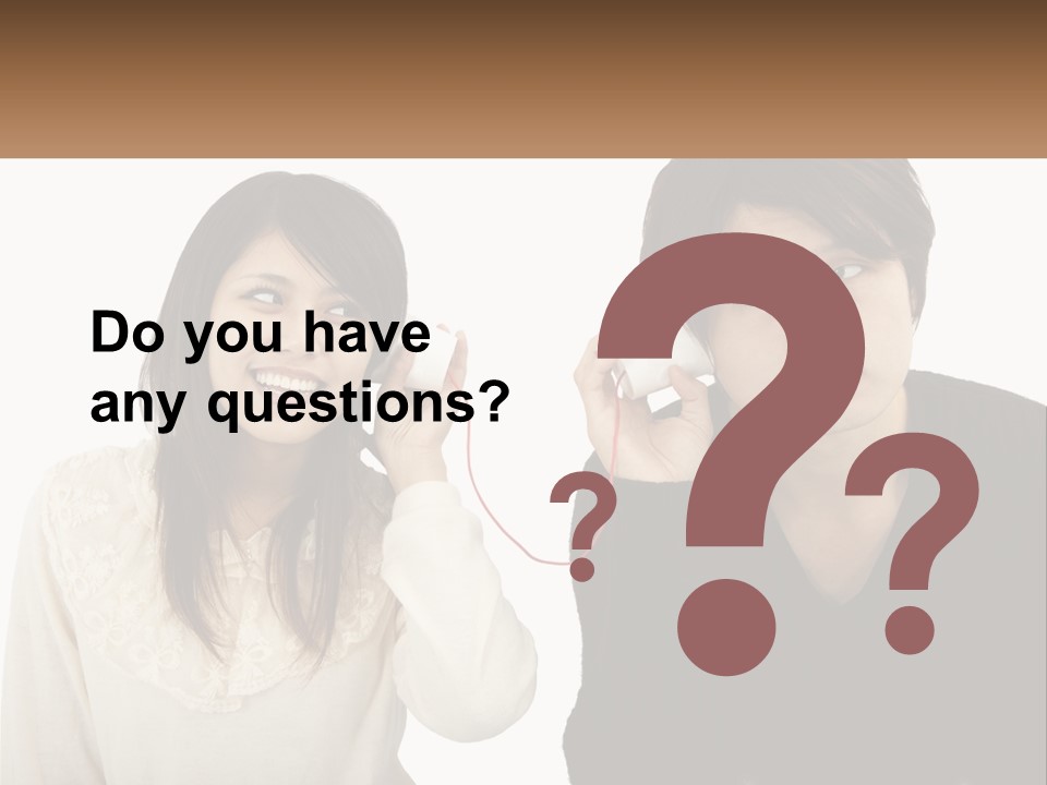 Listen Together Married PowerPoint Template