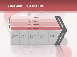 Glass Sweet Fruit Yogurt PowerPoint Template