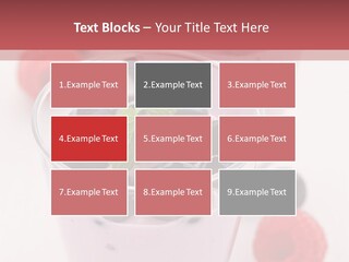 Glass Sweet Fruit Yogurt PowerPoint Template