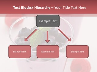 Glass Sweet Fruit Yogurt PowerPoint Template