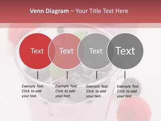 Glass Sweet Fruit Yogurt PowerPoint Template