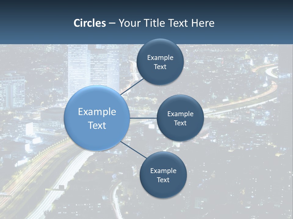 Clear Sky City Skyscraper PowerPoint Template