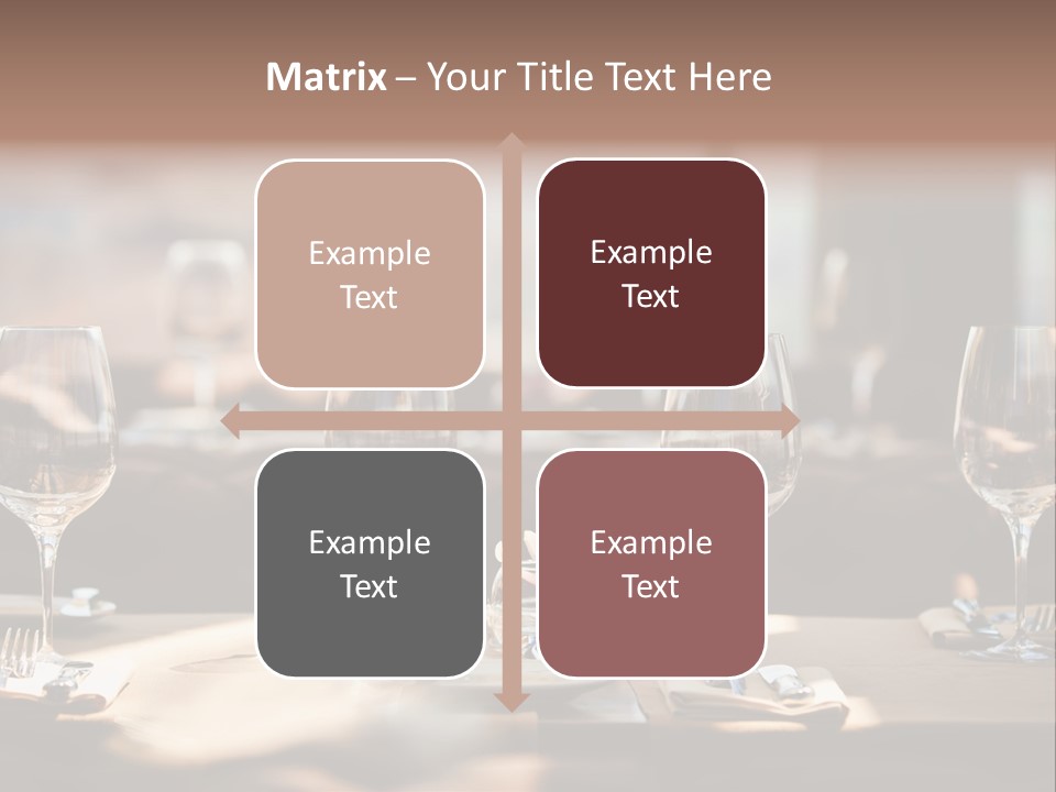 Food Luxury Silver PowerPoint Template