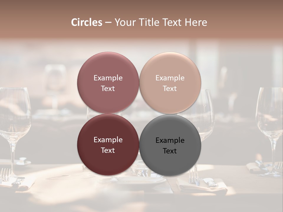 Food Luxury Silver PowerPoint Template