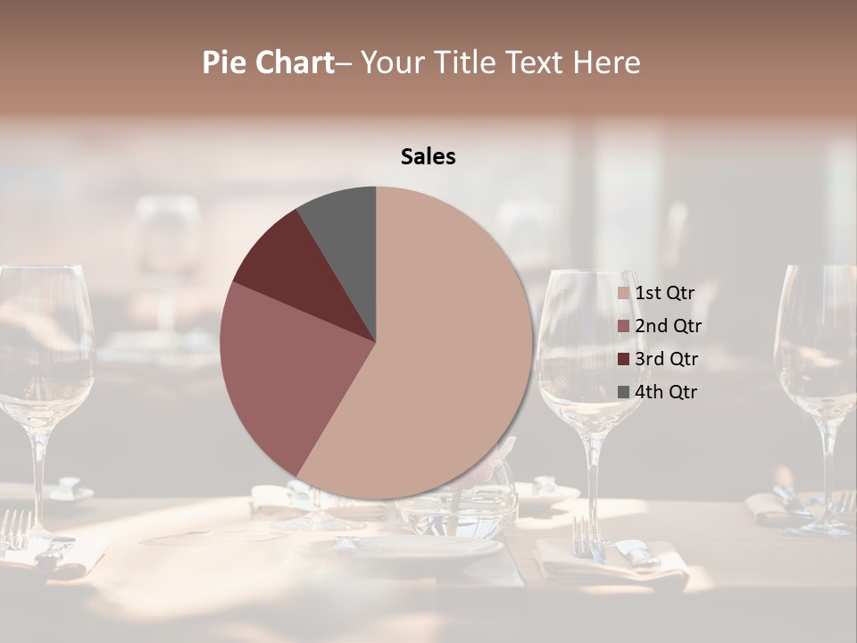 Food Luxury Silver PowerPoint Template