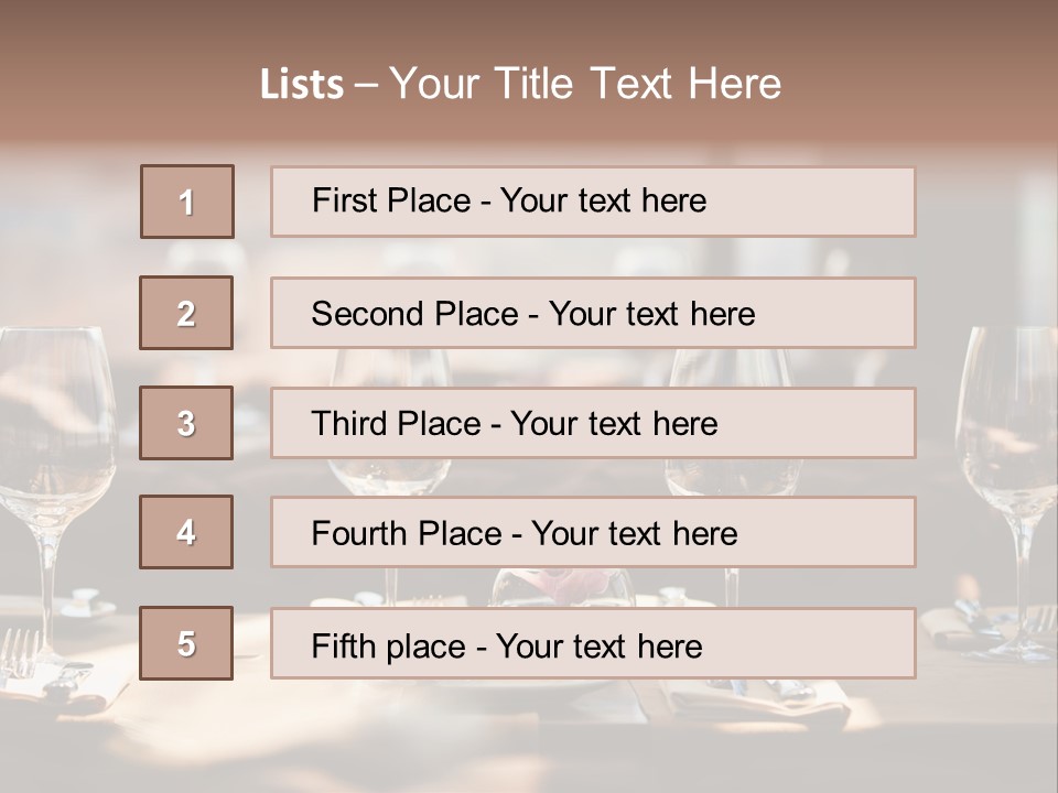 Food Luxury Silver PowerPoint Template