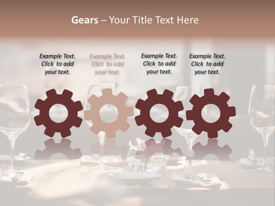 Food Luxury Silver PowerPoint Template