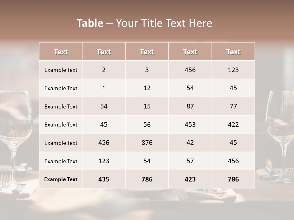 Food Luxury Silver PowerPoint Template