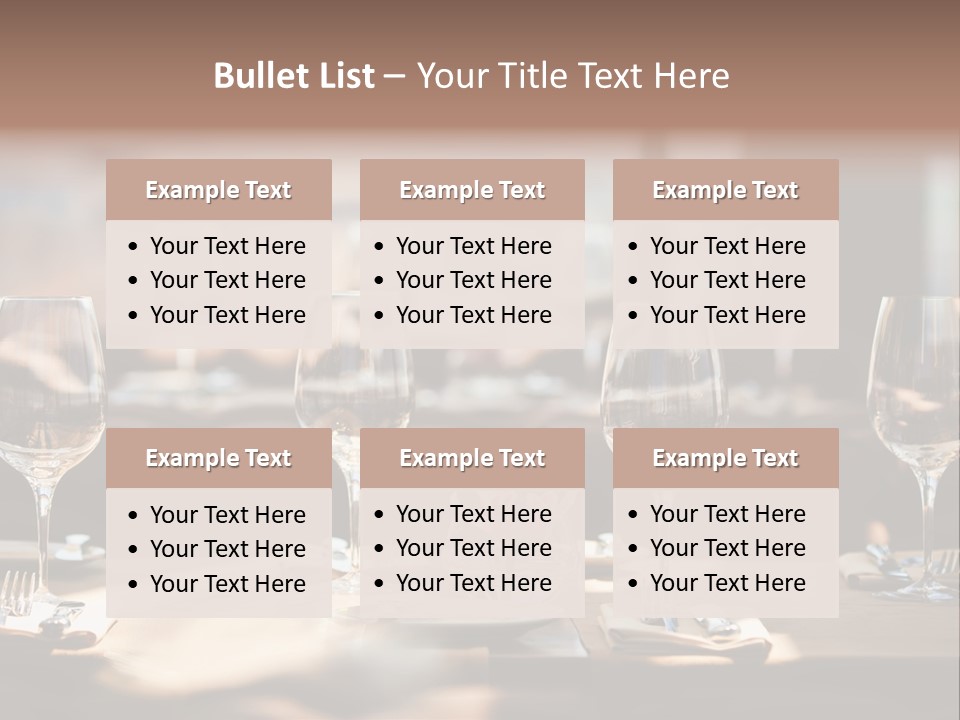 Food Luxury Silver PowerPoint Template