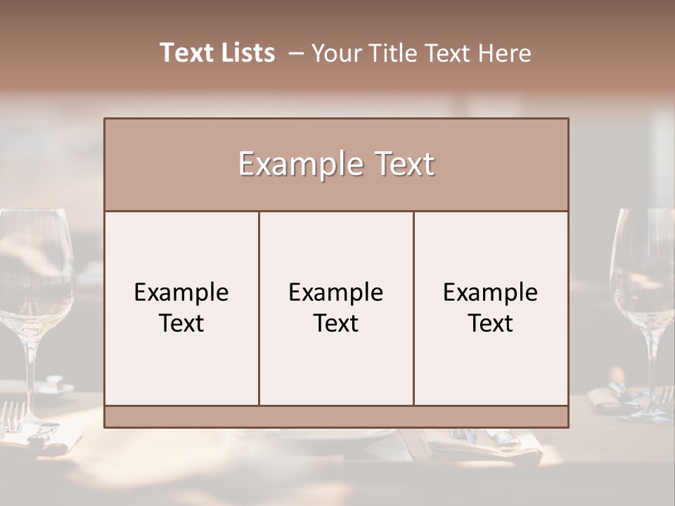 Food Luxury Silver PowerPoint Template