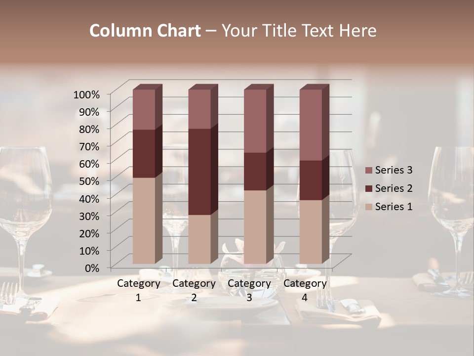 Food Luxury Silver PowerPoint Template