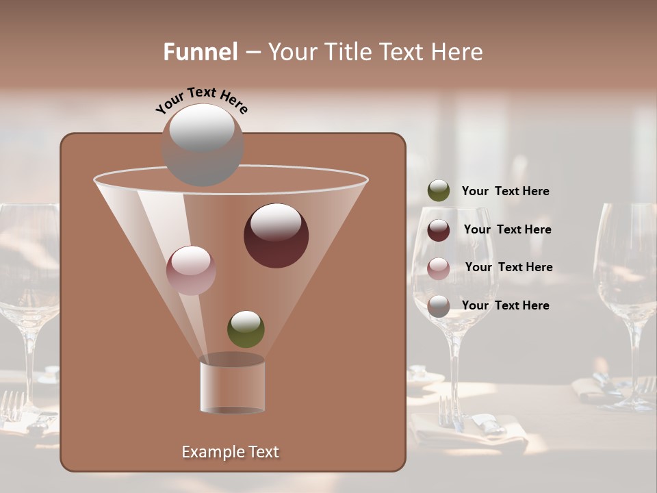 Food Luxury Silver PowerPoint Template