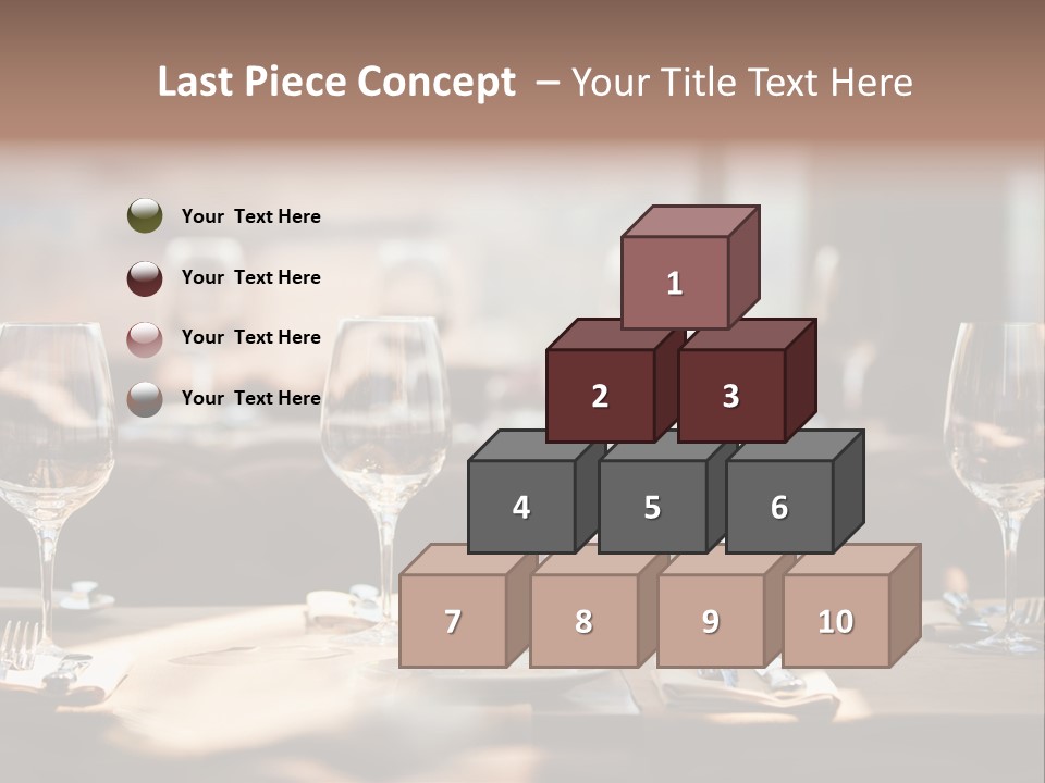 Food Luxury Silver PowerPoint Template